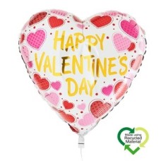 Balloon Happy Valentines Day Hearts Eco Multi